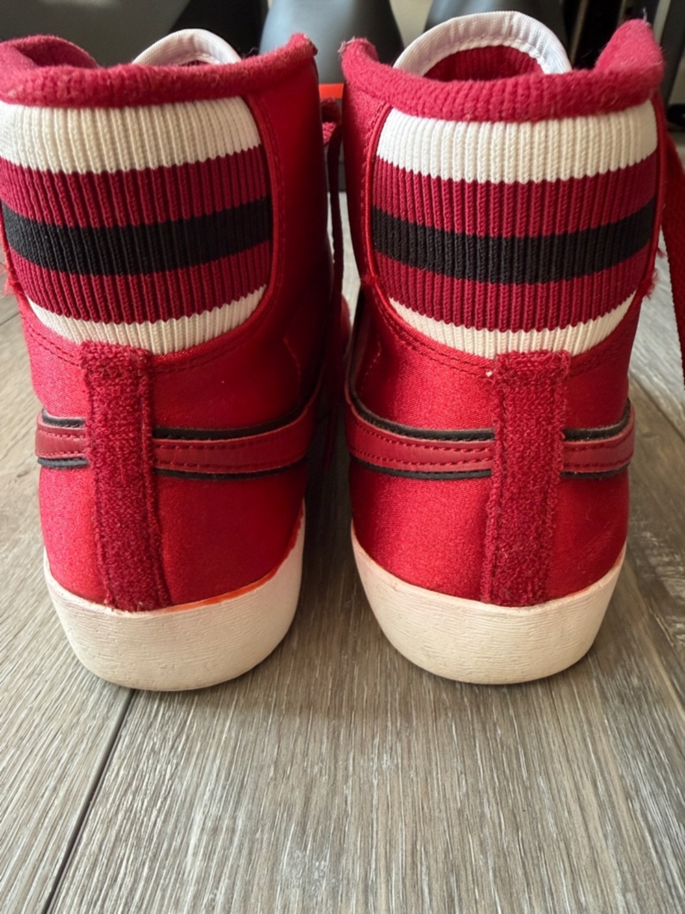 Nike Blazer Mid Premium in “Red Crush” Satin - Picture 13 of 13